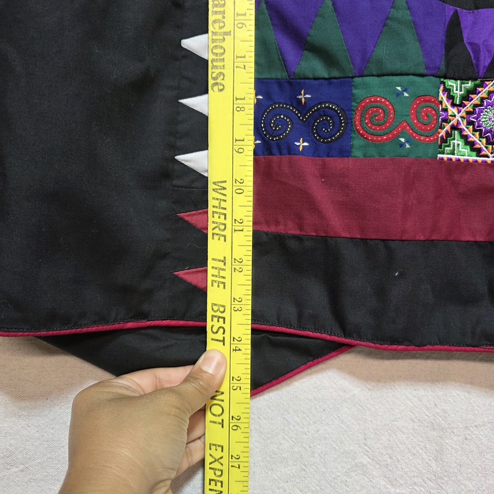 Colorful Patchwork Vest Handmade - Picture 6 of 7